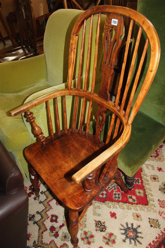 Spindle back Windsor elbow chair